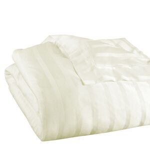 Sferra Giza 45 Stripe 1845 Queen Duvet Cover Ivory - NWT $2250